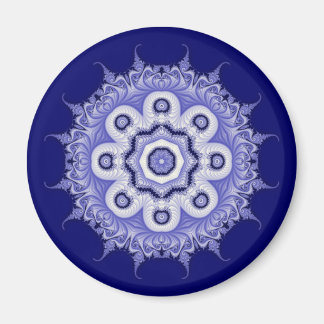 Aimant Blue Mandala Fractal 200706072332