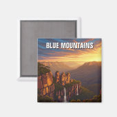 Aimant Blue Mountains Australie Voyage (Recto/Verso)