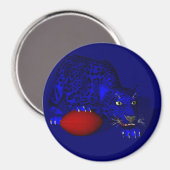 Aimant Blue Panther (Recto/Verso)