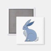 Aimant Blue Rabbit (Recto/Verso)