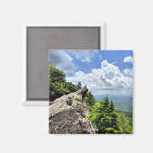 Aimant Blue Ridge Mountain, Caroline du Nord (Recto/Verso)