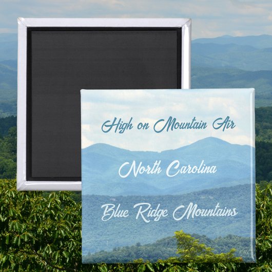 Aimant Blue Ridge Mountains High on Mountain Air
