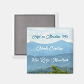 Aimant Blue Ridge Mountains High on Mountain Air (Recto/Verso)