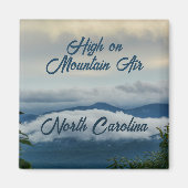 Aimant Blue Ridge Mountains High on Mountain Air Photo (Devant)