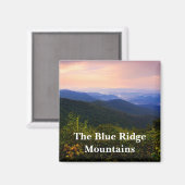 Aimant Blue Ridge Mountains Vue Pittoresque pour les amat (Recto/Verso)