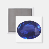 Aimant Blue Sapphire (Recto/Verso)