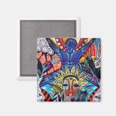 Aimant Blue Soul Rising par Gregory Gallo (Recto/Verso)