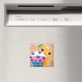 Aimant Blueberry Cupcake Love (In Situ (Lave-vaisselle))