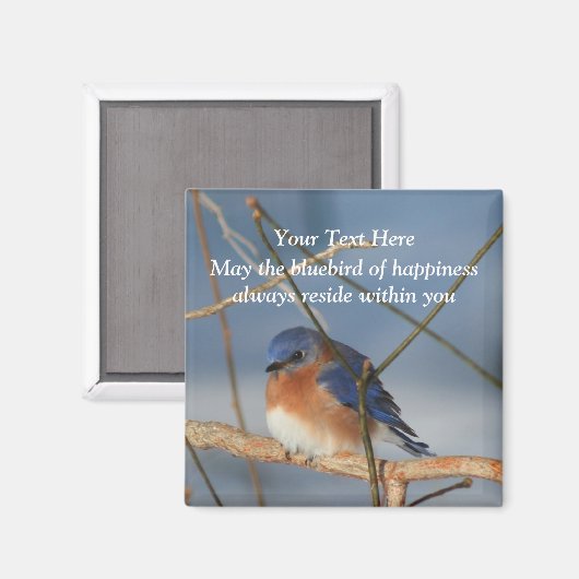 Aimant Bluebird Of Happiness Inspiration (Recto/Verso)