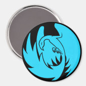 Aimant BlueFireArts Fire Bird (Recto/Verso)