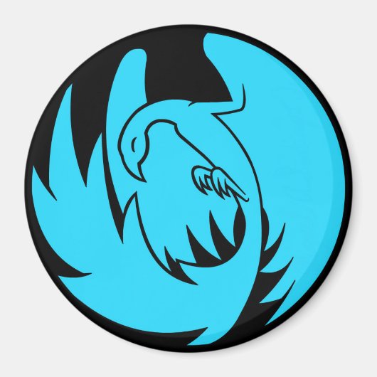 Aimant BlueFireArts Fire Bird (Devant)