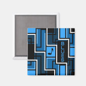 Aimant blues (Recto/Verso)
