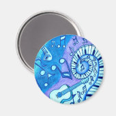 Aimant Blues (Recto/Verso)