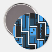 Aimant blues, grand (Recto/Verso)