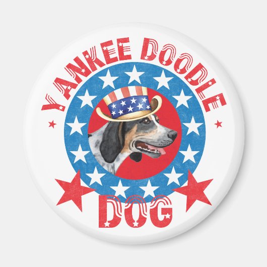 Aimant Bluetick patriotique (Devant)