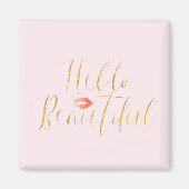 Aimant Blush Pink Gold Hello Belles lèvres (Devant)