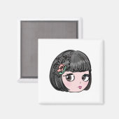 Aimant Blythe doll art, mignonne et kawaii illustration (Recto/Verso)