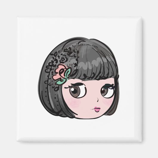 Aimant Blythe doll art, mignonne et kawaii illustration (Devant)