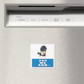 Aimant BO Obama OUI NOUS POUVONS AIDER, carré (In Situ (Lave-vaisselle))