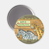 Aimant Boarding Pass Two By Two, Noah's Ark (Recto/Verso)