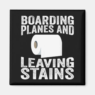 Aimant Boarding Planes And Leaving Stains