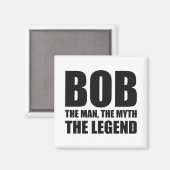 Aimant Bob L'Homme Le Mythe La Légende (Recto/Verso)