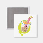 Aimant Boba Tea (Recto/Verso)