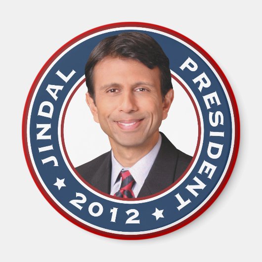 Aimant Bobby Jindal à la présidence 2012 (Devant)