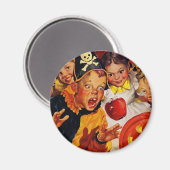 Aimant Bobine vintage à la pomme (Recto/Verso)