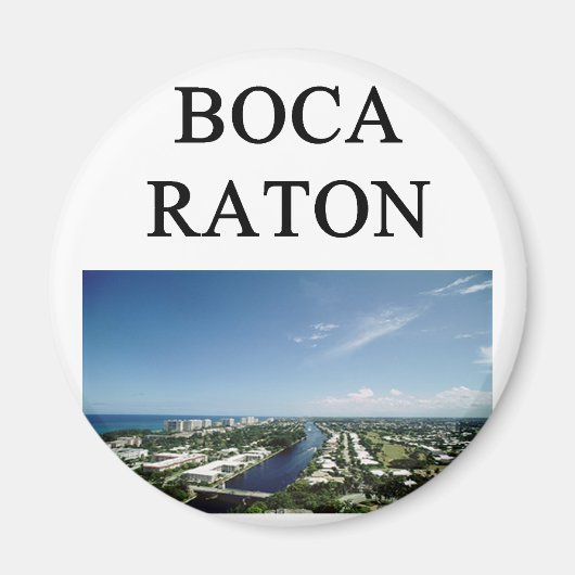 Aimant boca raton (Devant)