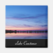 Aimant Bodensee Lake Constance Sunset Souvenir (Devant)