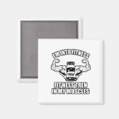 Aimant Bodybuilder amusant (Recto/Verso)