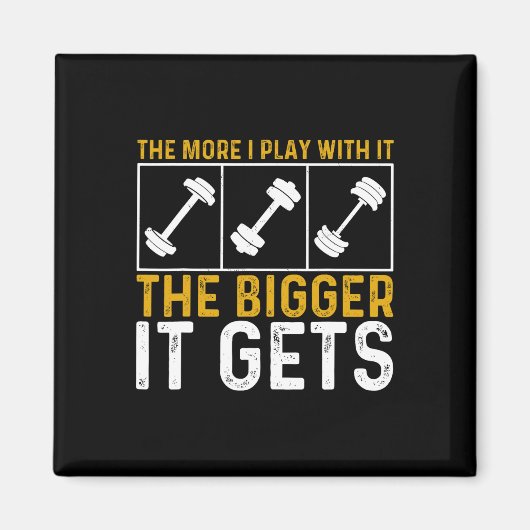 Aimant Bodybuilding Gym entraînement Muscles d'haltérophi (Devant)