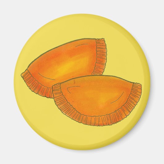 Aimant Boeuf épicé jamaïcain Patty Patty Jamaïque Pâtisse (Devant)