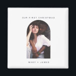 Aimant Boho Minimaliste arc | Photo de Merry and Married<br><div class="desc">Minimaliste Boho Arc | Magnet de photo Merry and Married</div>