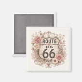 Aimant Boho Shabby Chic Mère Route Souvenir (Recto/Verso)