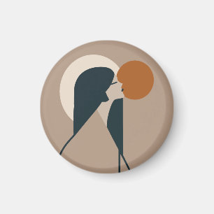 Aimant Boho Woman Sun