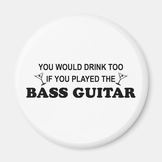 Aimant Boire aussi - Bass Guitar (Devant)