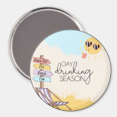 Aimant Boire dans la journée (Recto/Verso)