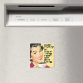 Aimant Boire du café Faire des choses stupides plus rapid (In Situ (Lave-vaisselle))