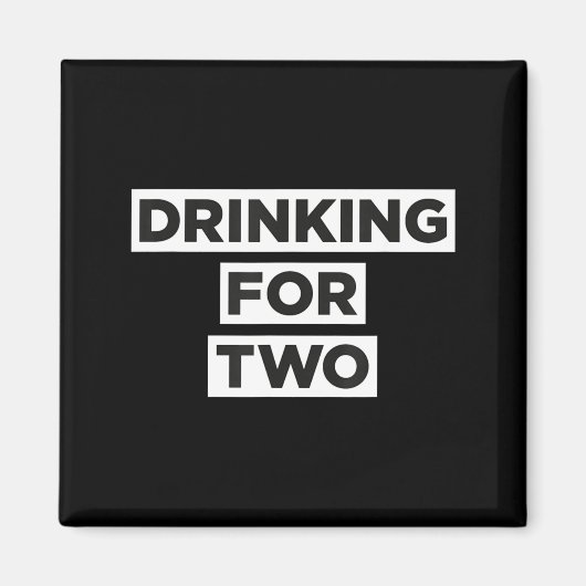 Aimant Boire pour deux (Devant)