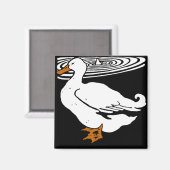 Aimant Bois de la ferme victorienne Animaux Canards (Recto/Verso)