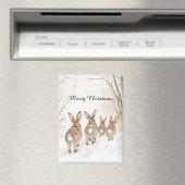 Aimant Bois de Noël des lapins (In Situ (Lave-vaisselle))
