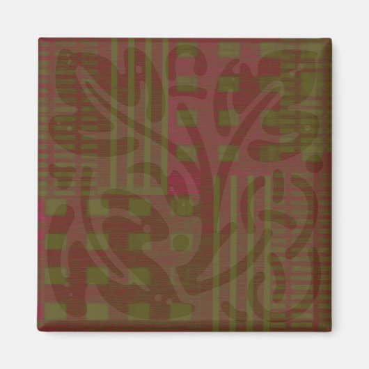 Aimant bois d'olive de canneberge Inspiration celtique (Devant)