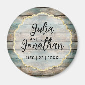 Aimant Bois pastel shabby chic  (Devant)