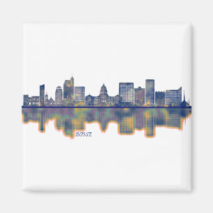 Aimant Boise Skyline
