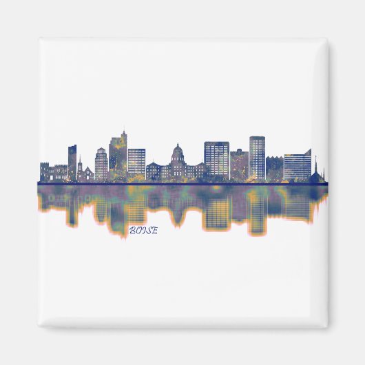 Aimant Boise Skyline (Devant)