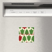 Aimant Boisson de Noël verte et rouge (In Situ (Lave-vaisselle))