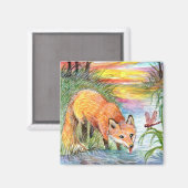 Aimant Boisson Fox par Riverside (Recto/Verso)