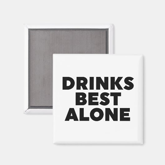 Aimant Boissons les meilleures seules (Recto/Verso)